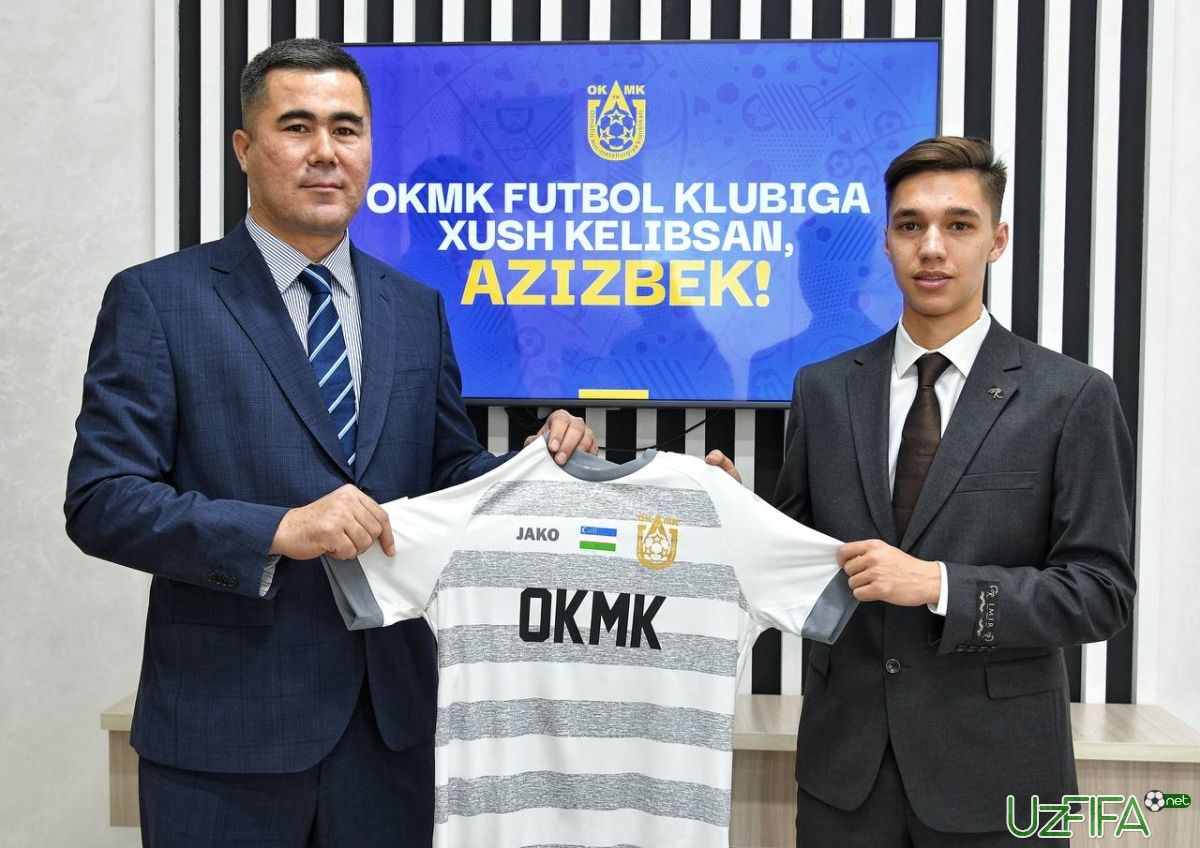                           Rasman: Azizbek Xolmurodov - OKMK futbolchisi		- uzfifa.net.