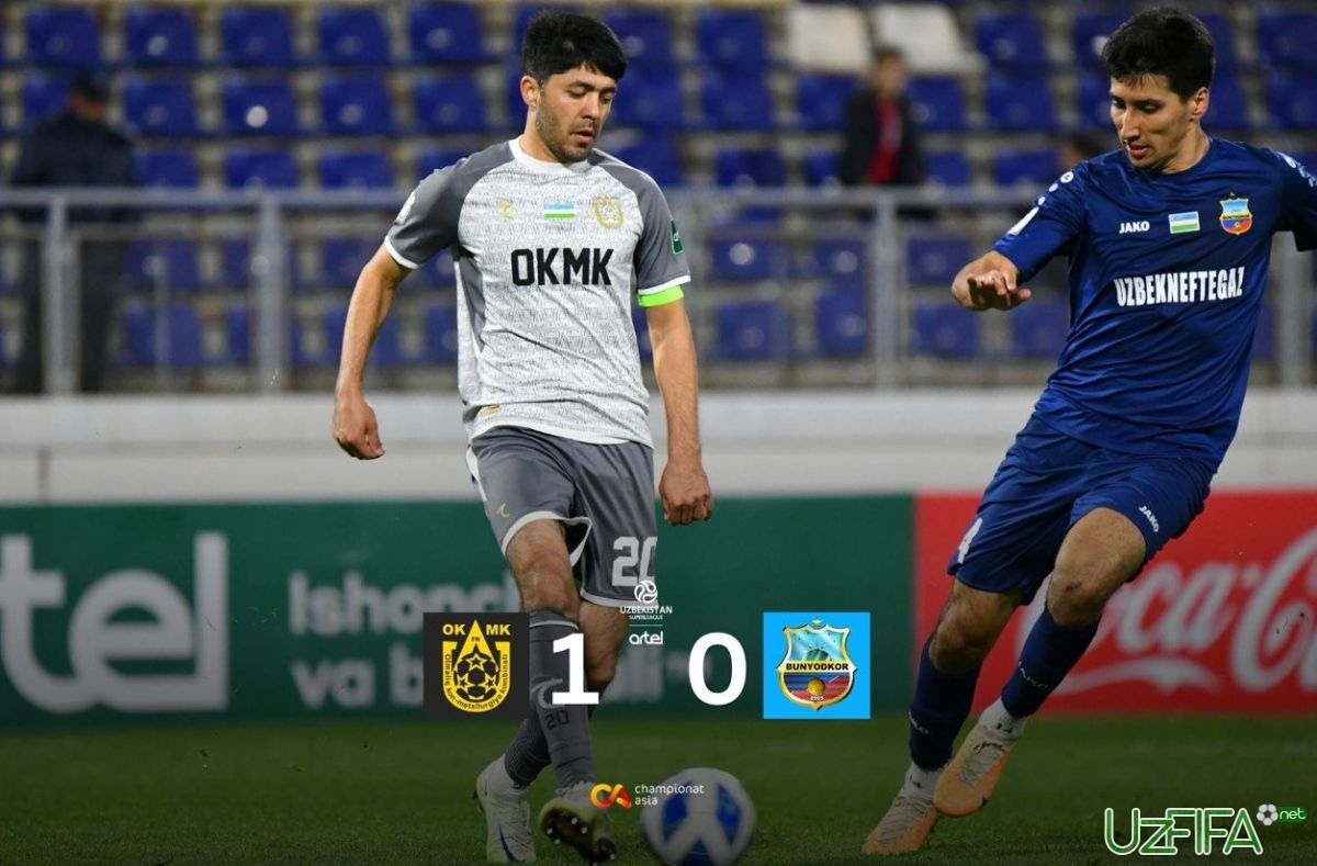                           Superliga. OKMK – "Bunyodkor" 1:0. Highlights		- uzfifa.net.