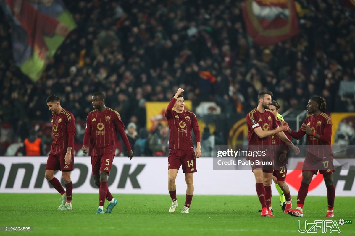                           Evropa ligasi. SHomurodov zaxiradan tushib gol urgan o'yinda "Roma"dan ishonchli g'alaba		- uzfifa.net.