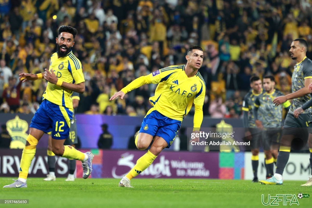 OFK ECHL. Ronaldu dubl qayd etgan bahsda "Al Nassr" yirik g'alabaga erishdi - uzfifa.net.