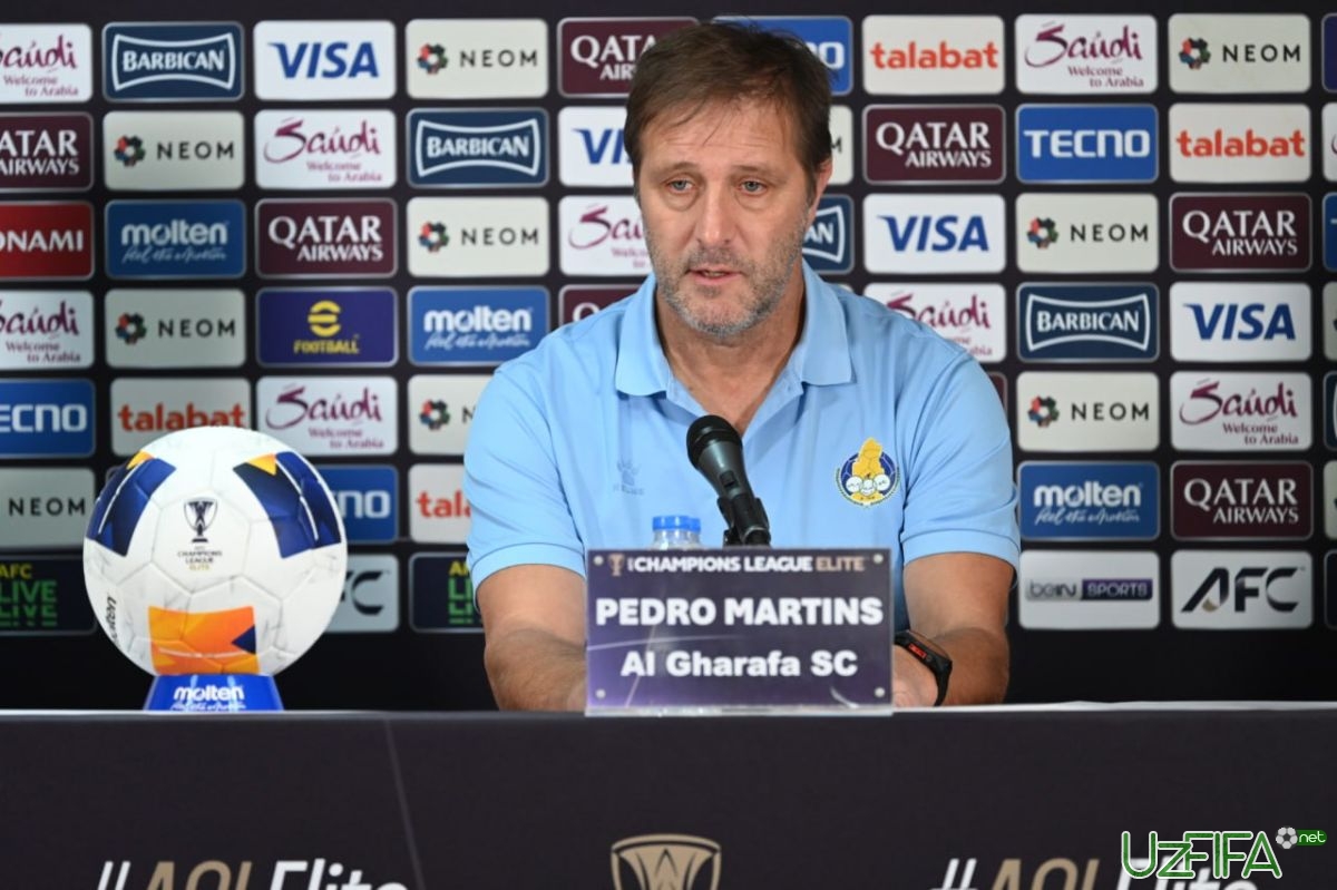 "Al Garafa" ustozi Pedro Martins: "Mazkur o'yin uchun strategiyamiz mavjud" - uzfifa.net.