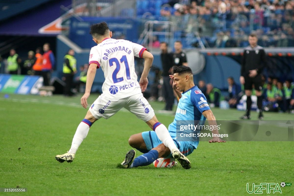 Bugun Abbosbek Fayzullaev va CSKA "Zenit"ga qarshi maydonga tushadi - uzfifa.net.