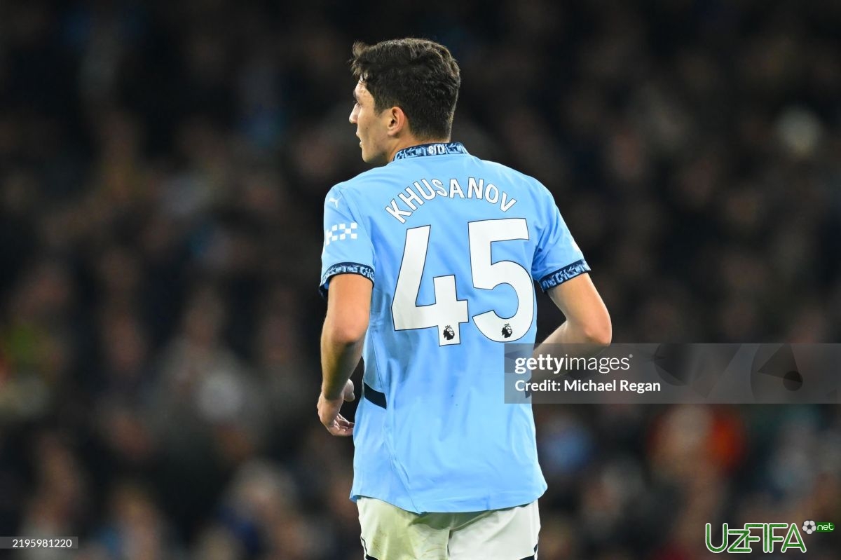 ⚡️"Manchester Siti" Abduqodir Husanovni CHempionlar Ligasi pley-off bosqichi uchun qaydnomaga kiritdi - uzfifa.net.