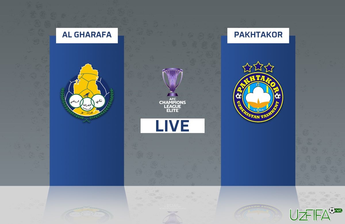 Live Elit OCHL. "Al Garafa" - "Paxtakor" (MATNLI TRANSLYACIYA) - uzfifa.net.