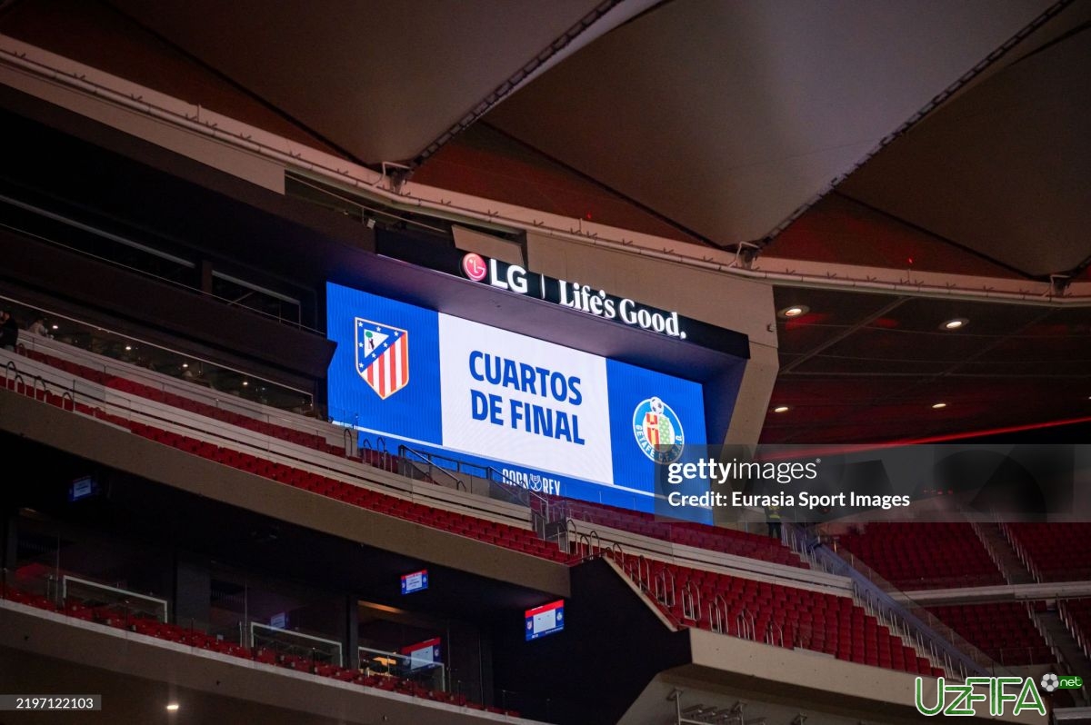 Ispaniya kubogi. "Atletiko" – "Xetafe". Boshlang'ich tarkiblar aniq - uzfifa.net.