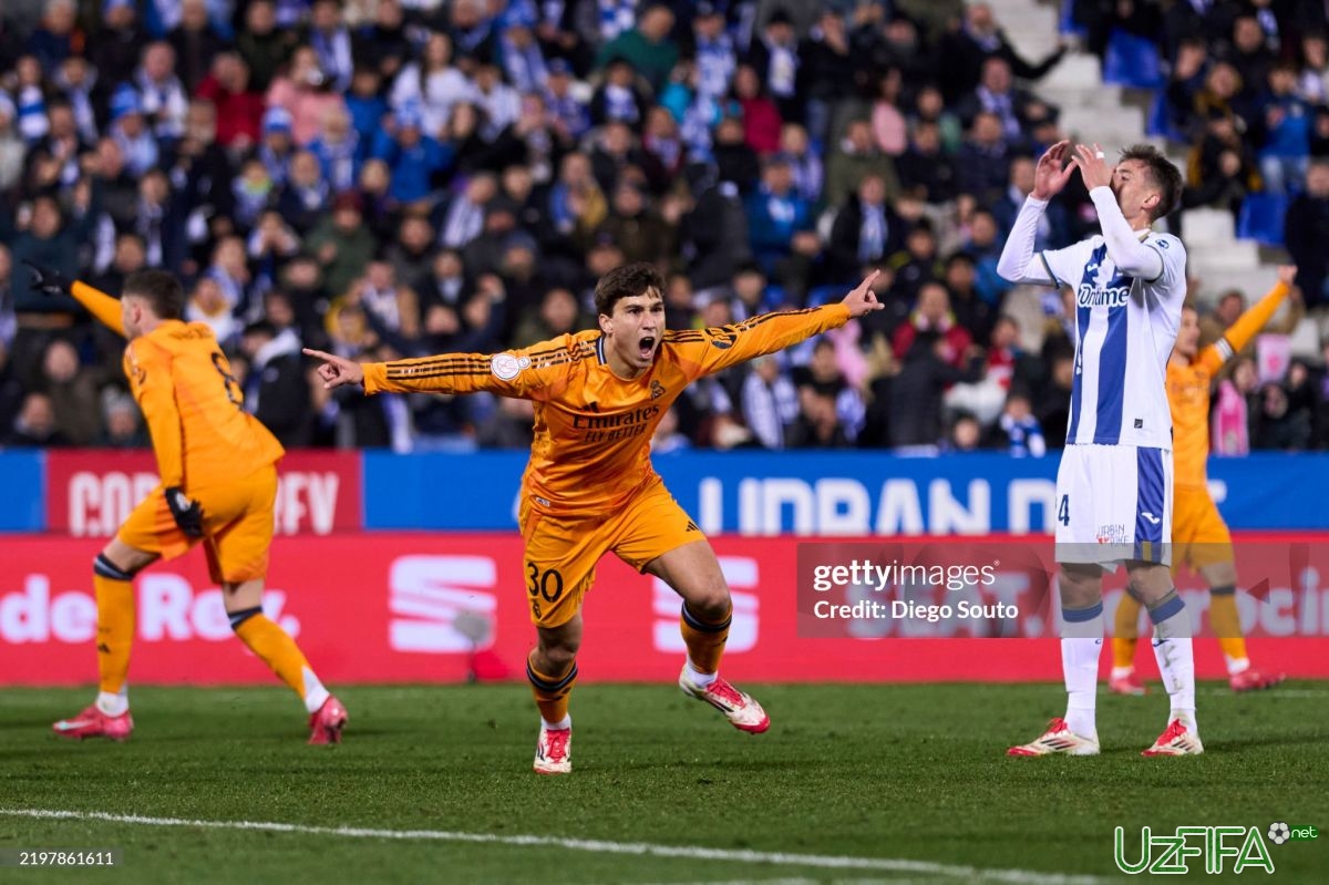 "Real Madrid" qo'shib berilgan daqiqalardagi gol evaziga "Leganes"ni taslim etdi va Ispaniya kubogi yarim finaliga yo'l oldi! - uzfifa.net.