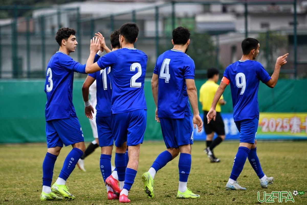 Foto O'zbekiston yoshlari Xitoy klubini mag'lub etdi - uzfifa.net.