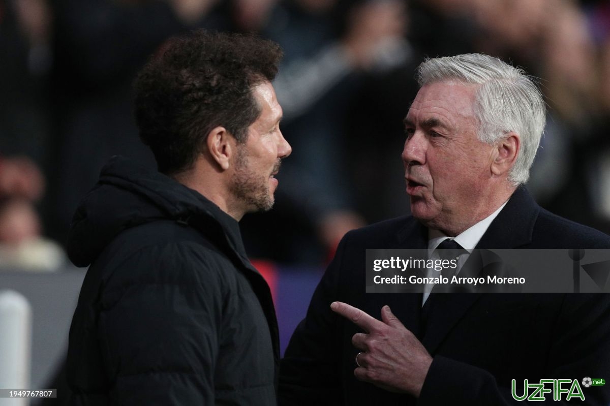                           "Real" murabbiylar shtabi "Atletiko"ning ishini "noto'g'ri" deb hisoblaydi		- uzfifa.net.