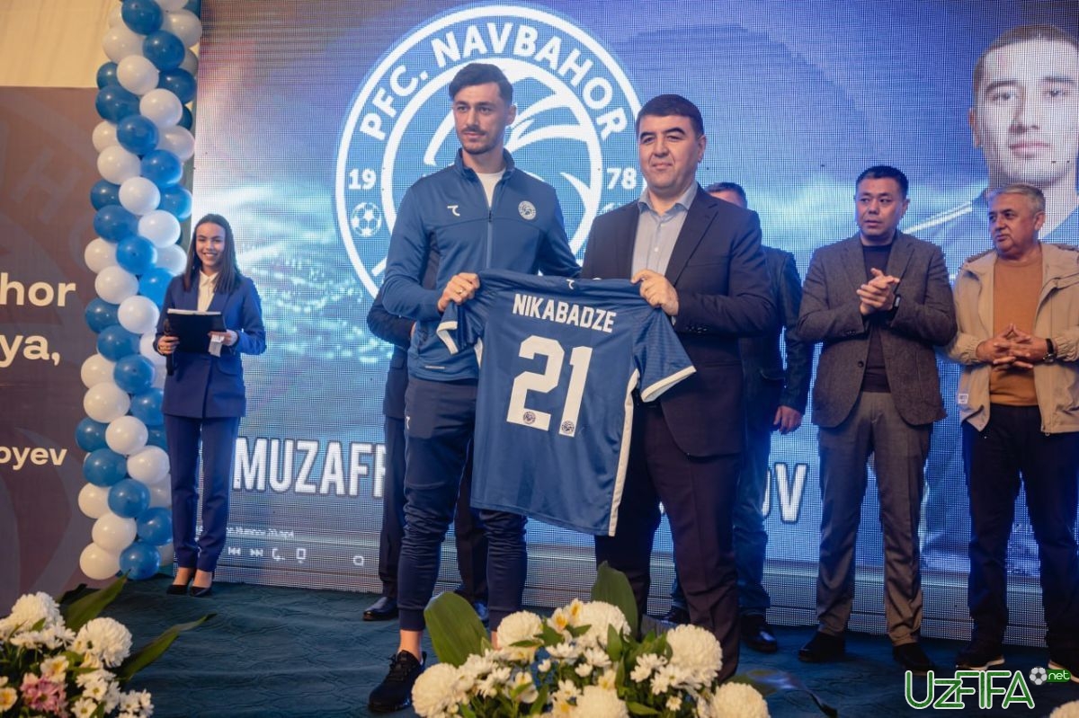 "Navbahor"dan ketgan Nikabadze Qozog'iston klubiga o'tdi - uzfifa.net.