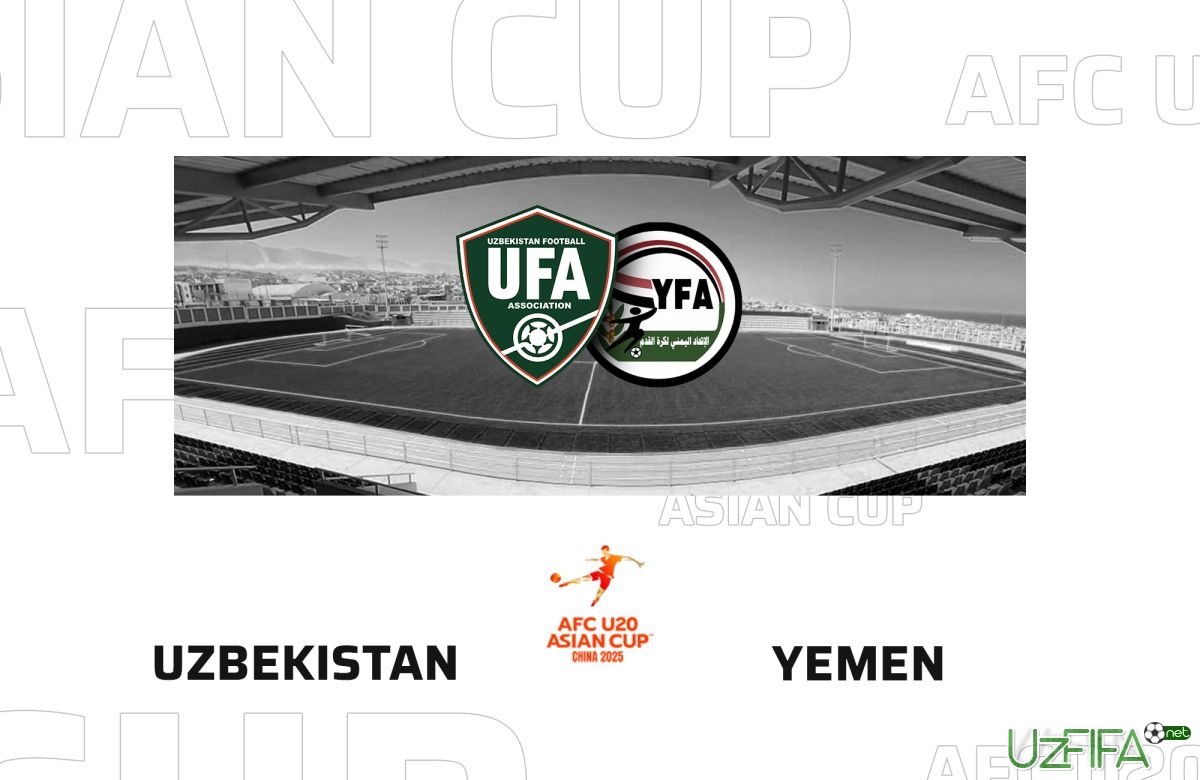               Live             U-20 Osiyo Kubogi. O'zbekiston – Yaman (matnli translyaciya)		- uzfifa.net.