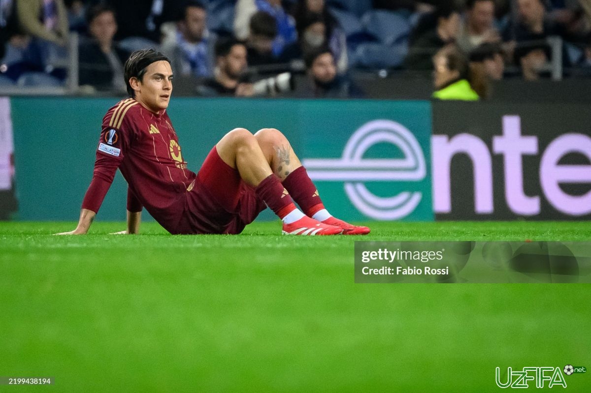                           Dibala "Roma"da 13-marta jarohat oldi		- uzfifa.net.