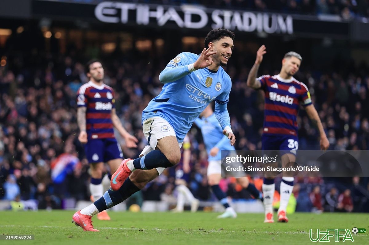                           "Manchester Siti" "Nyukasl"ni taslim qildi. Marmushdan xet-trik, Husanov to'liq o'ynadi		- uzfifa.net.