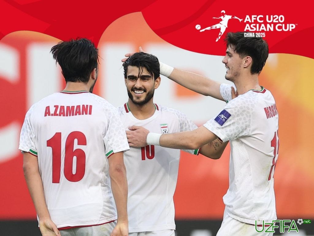                           U-20 Osiyo kubogi. Eron Yamanni 6:0 hisobida mag'lub etib, muddatidan avval keyingi bosqichga yo'llanma oldi		- uzfifa.net.