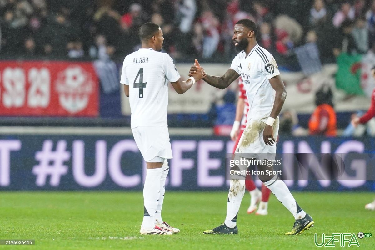 Alaba va Ryudiger "Manchester Siti"ga qarshi o'yinda qatnashadimi? - uzfifa.net.