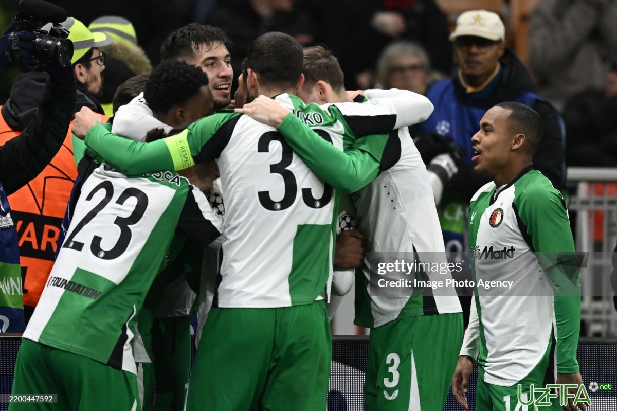 ECHL. "Feyenoord" Italiyada durang o'ynab keyingi bosqichga yo'l oldi, "Milan" musobaqani tark etdi - uzfifa.net.