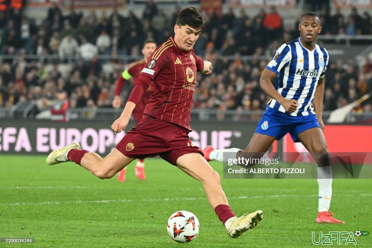 Evropa ligasi. Shomurodovning goli hisoblanmagan, assist qayd etgan o'yinda "Roma" irodali g'alaba qayd etdi va keyingi bosqichga chiqdi - uzfifa.net.