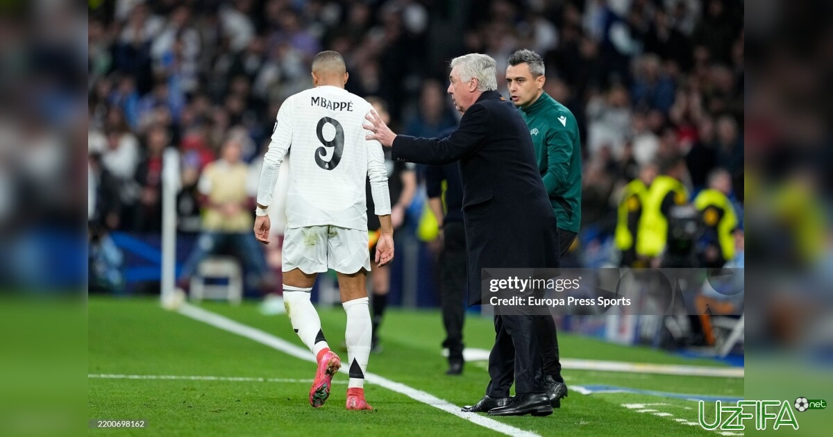 Anchelotti Mbappe bilan bo'lajak uchrashuv haqida fikr bildirdi- uzfifa.net.