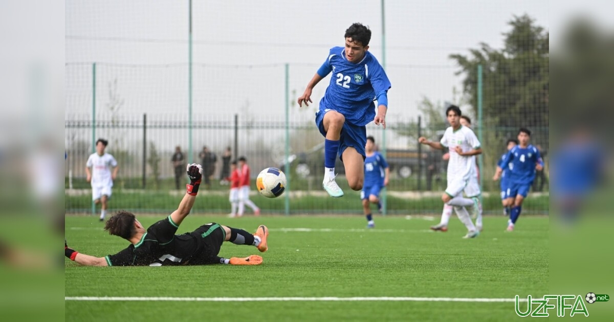 O'zbekiston o'smirlar termasi "Lokomotiv" yoshlarini yirik hisobda engdi- uzfifa.net.