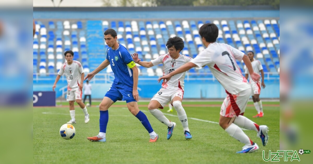 O'zbekiston U-20 terma jamoasi Yaponiya bilan murosa ko'chasini tanladi- uzfifa.net.