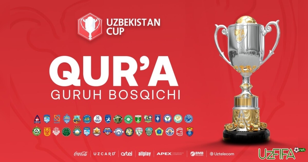 LIVE. O'zbekiston Kubogi guruh bosqichiga qura tashlanmoqda- uzfifa.net.
