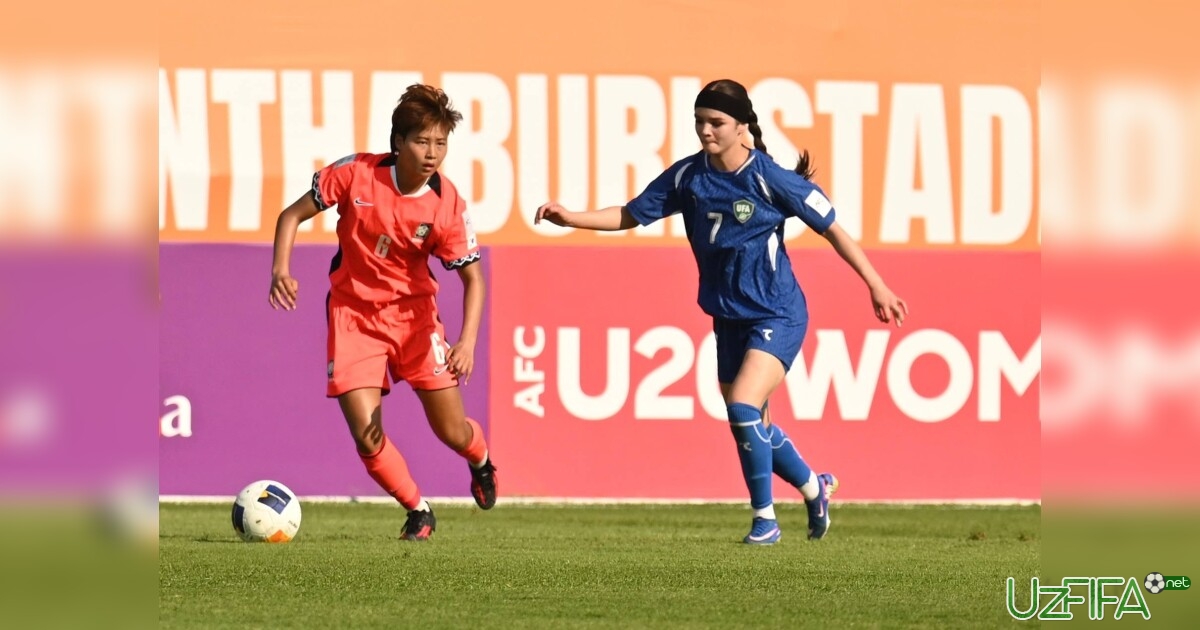 U-20 Ayollar Osiyo Kubogi. O'zbekiston Koreyaga imkoniyatni boy berdi- uzfifa.net.