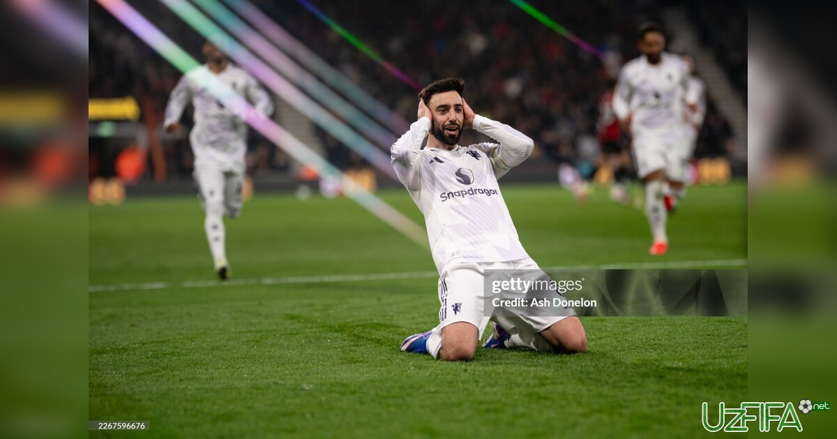 Brunu Fernandesh - APLning mart oyidagi eng yaxshi futbolchisi- uzfifa.net.