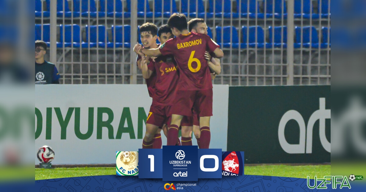 Superliga. "Nasaf" Samarqandda "Andijon"dan ustun keldi- uzfifa.net.