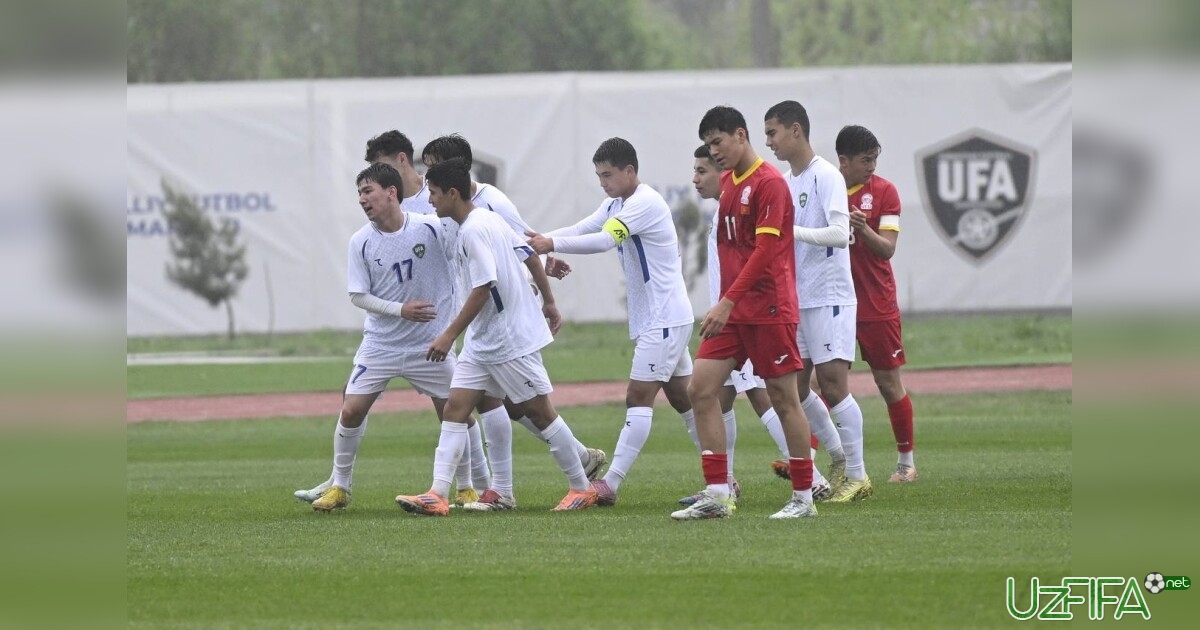 O'zbekiston U-16 terma jamoasi Qirg'iz Respublikasini mag'lub etdi- uzfifa.net.