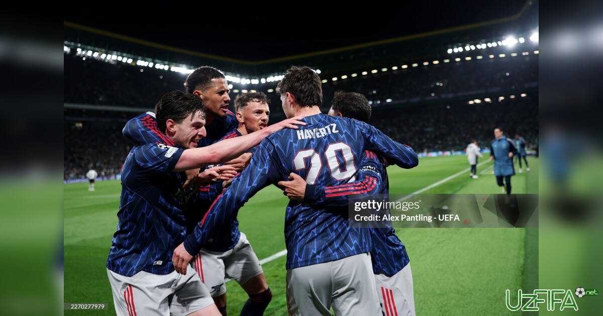 Xavercning so'nggi daqiqadagi goli "Arsenal"ga g'alaba keltirdi- uzfifa.net.