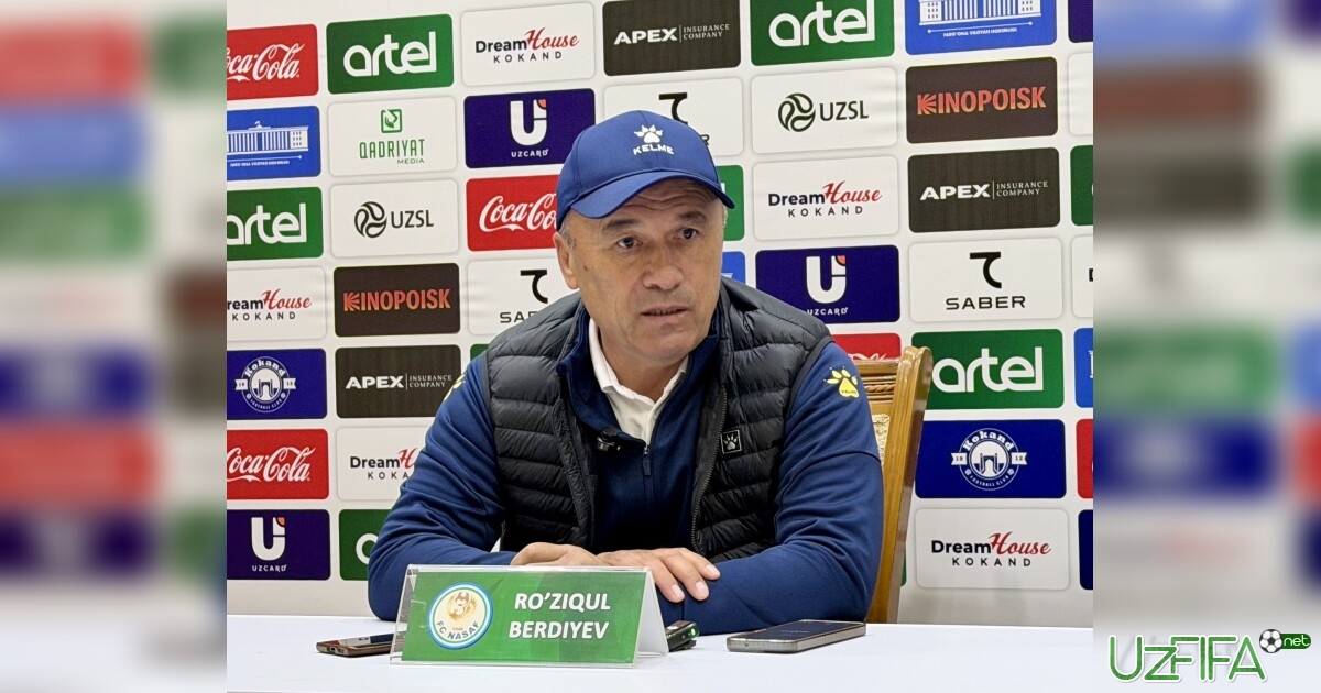 Ro'ziqul Berdiev: "Hakamga borib, nega bunday qaror qabul qilding deganimda, menga qizil kartochka ko'rsatdi"- uzfifa.net.