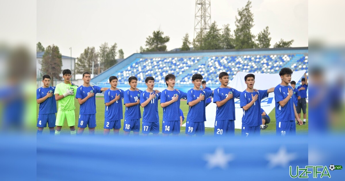 Bugun O'zbekiston U-16 terma jamoasi Tojikiston bilan o'ynaydi- uzfifa.net.