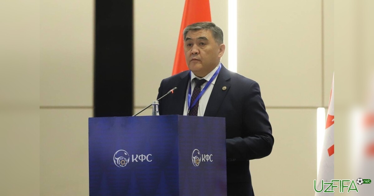Qamchibek Tashiev Qirg'iz futbol ittifoqi prezidenti lavozimini tark etdi- uzfifa.net.