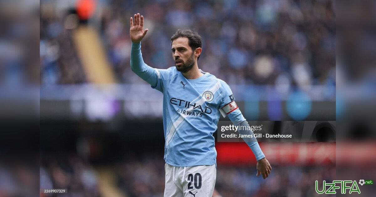Rasman: Bernardu Silva "Manchester Siti"dan ketayotganini e'lon qildi- uzfifa.net.