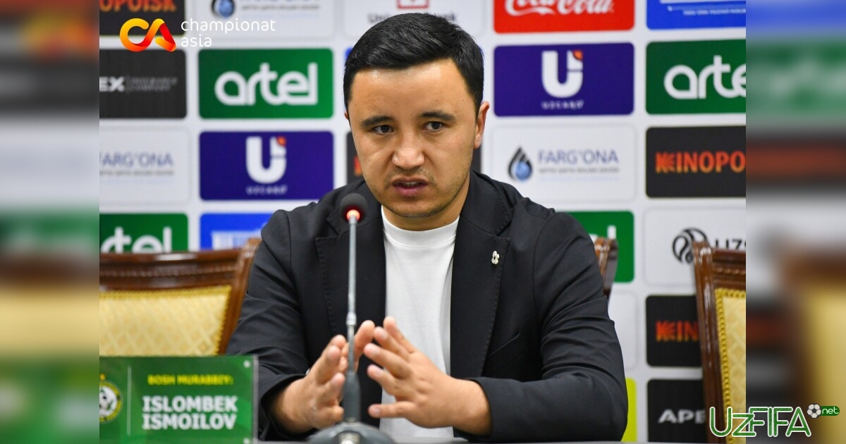 Islombek Ismoilov: "Muxlislar tomoshabop futbol ko'rishdi"- uzfifa.net.