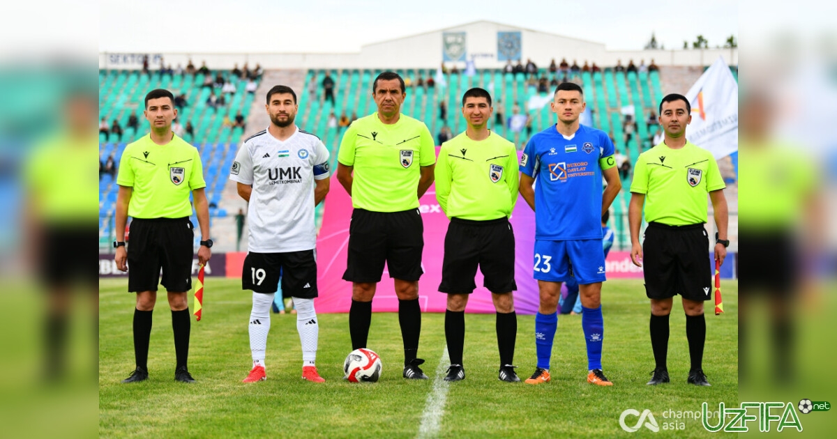 Proliga. 5-turda ishlaydigan hakamlar ma'lum bo'ldi- uzfifa.net.