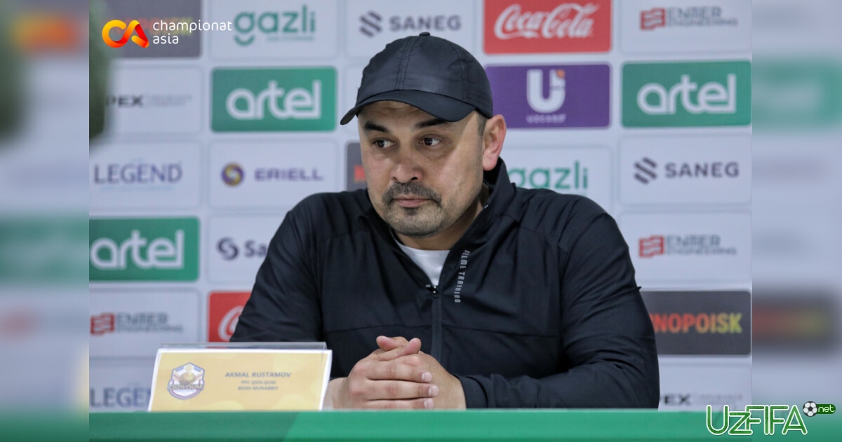 Akmal Rustamov: "Muxlislarimiz g'alabani judayam sog'inib qolishgandi"- uzfifa.net.