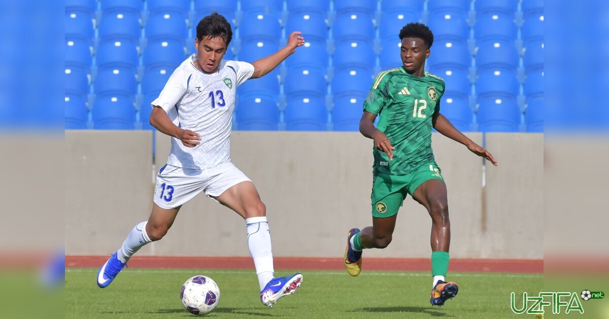 O'zbekiston U-17 terma jamoasi saudiyalik tengdoshlariga yutqazdi- uzfifa.net.
