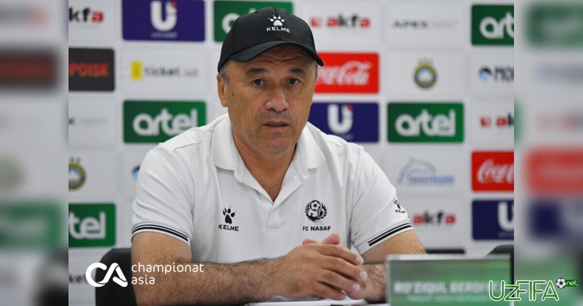 Ro'ziqul Berdiev: "Tavakkalimiz foyda berdi"- uzfifa.net.