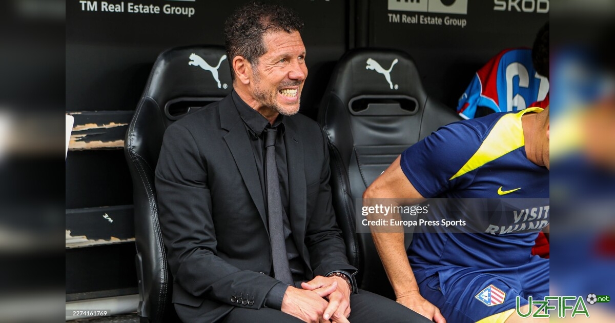 Diego Simeone murabbiylik faoliyatidagi 1000-o'yinini o'tkazdi- uzfifa.net.