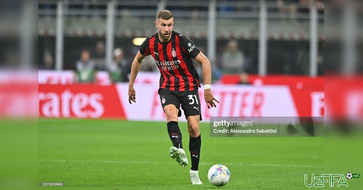 "Manchester Yunayted" "Milan" himoyachisini sotib olishi mumkin- uzfifa.net.