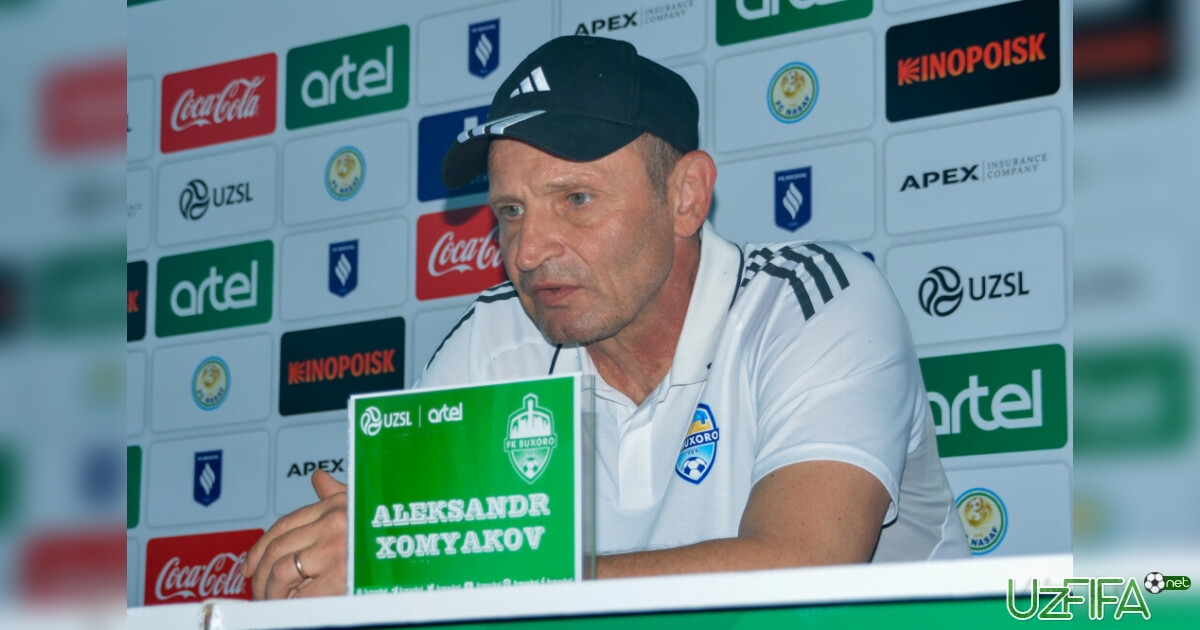 Aleksandr Xomyakov: "Biz bugun Proliga jamoasiga o'xshab qoldik"- uzfifa.net.
