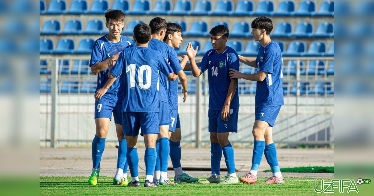 CAFA U-20 Championship. O'zbekiston Tojikistonni yirik hisobda mag'lub etdi- uzfifa.net.