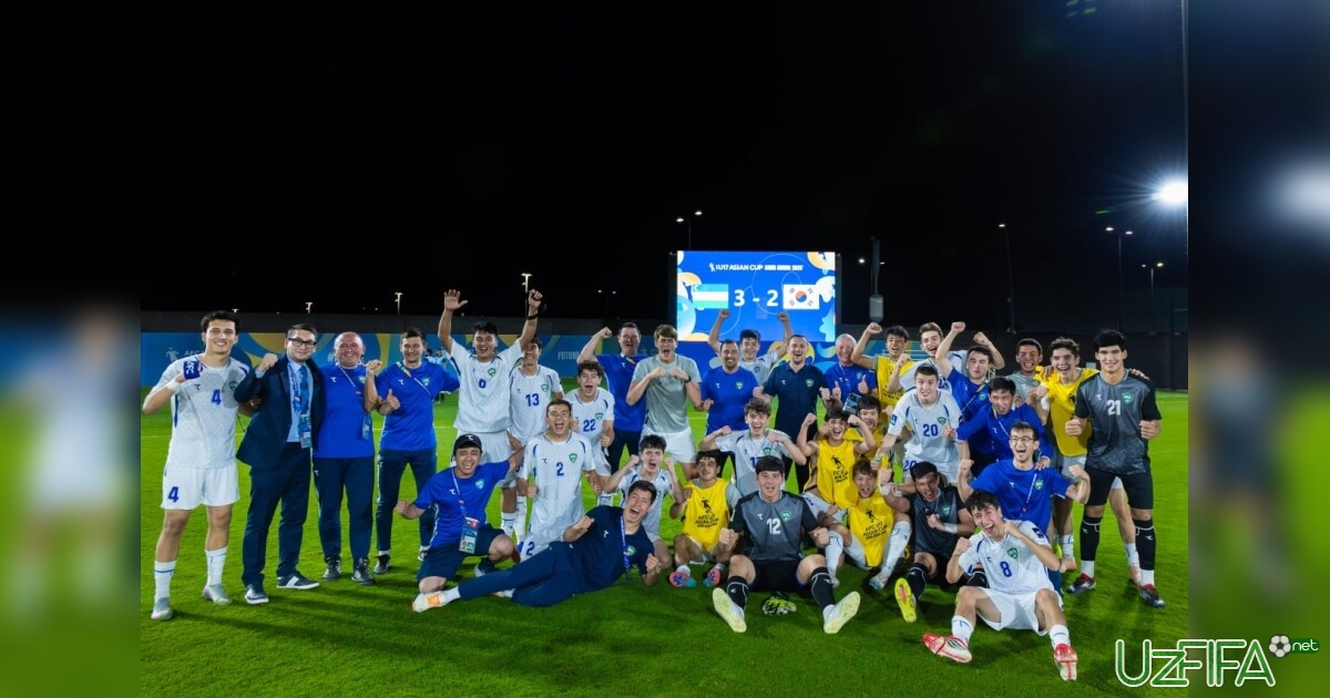 U-17 Osiyo kubogi. Bugun FINAL yo'llanmasi uchun maydonga tushamiz- uzfifa.net.