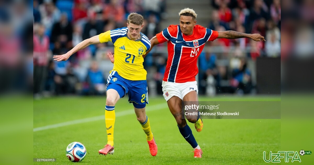 Norvegiya terma jamoasi o'rtoqlik uchrashuvida Shvetsiya ustidan g'alaba qozondi- uzfifa.net.