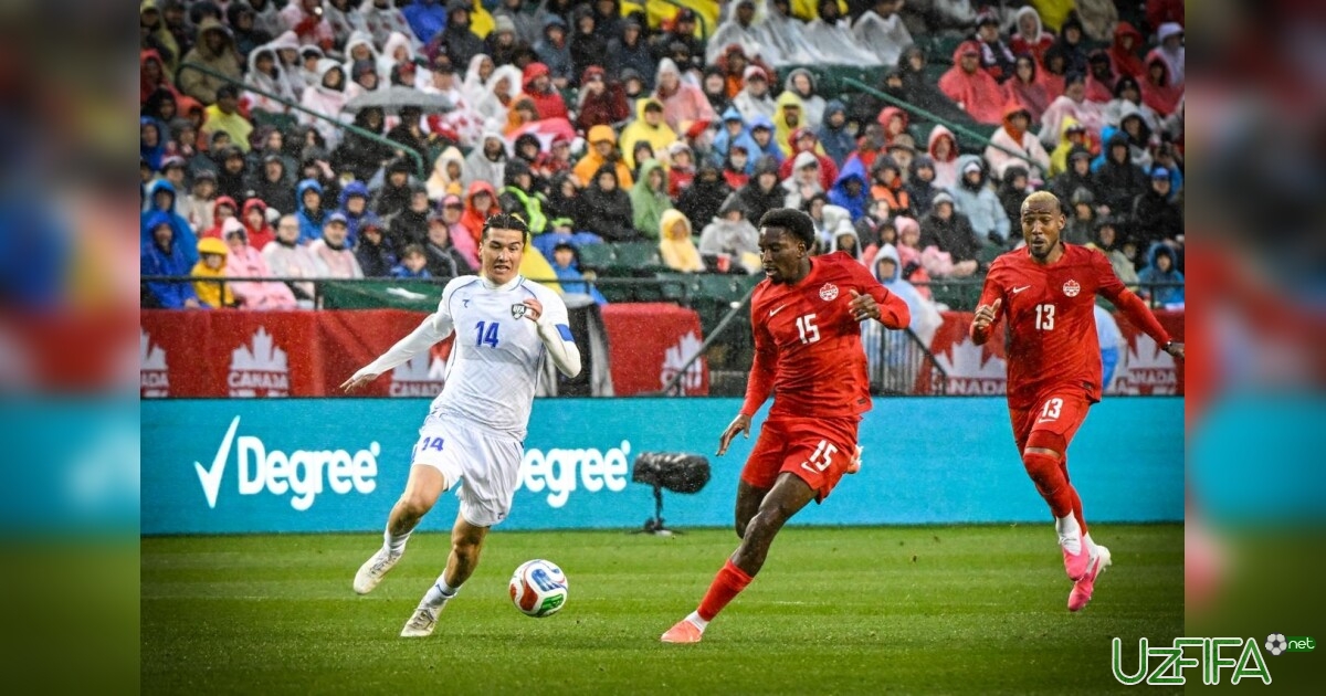 Mundial oldidan birinchi repeticiya muvaffaqiyatsiz chiqdi, Kanadaga mag'lub bo'ldik- uzfifa.net.
