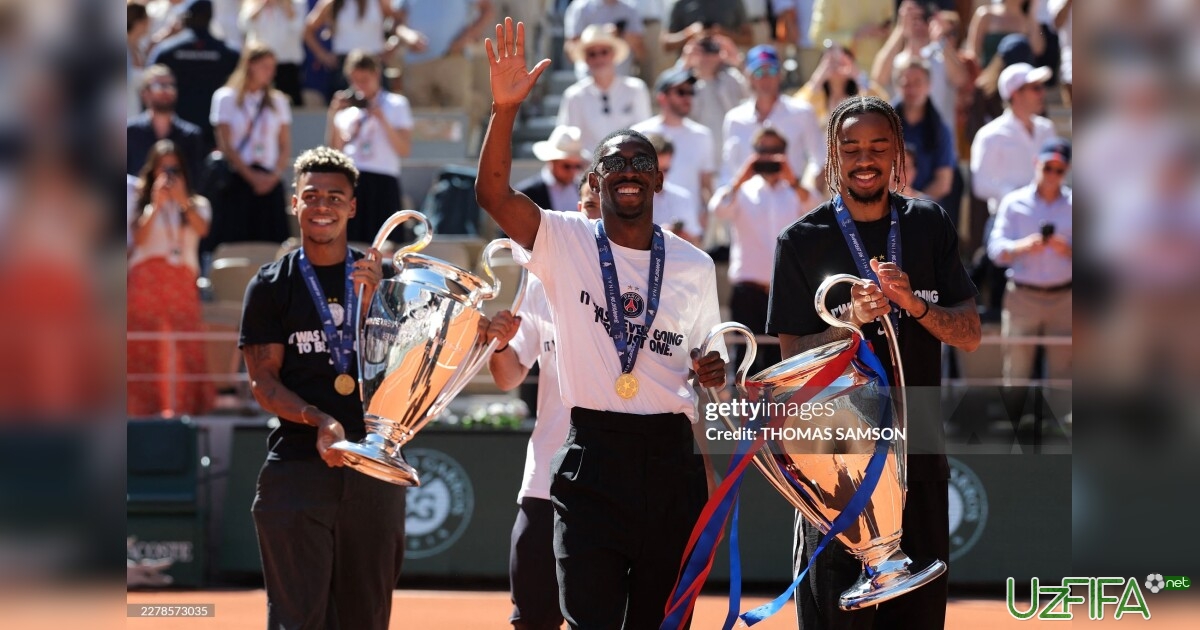 PSJ futbolchilari CHL sovrinini "Rolan Garros" kortiga olib chiqishdi- uzfifa.net.