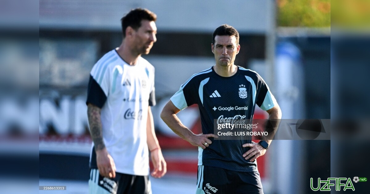 "Bu yigitlar uchun eng yaxshi namuna". Lionel Skaloni Messi haqida- uzfifa.net.