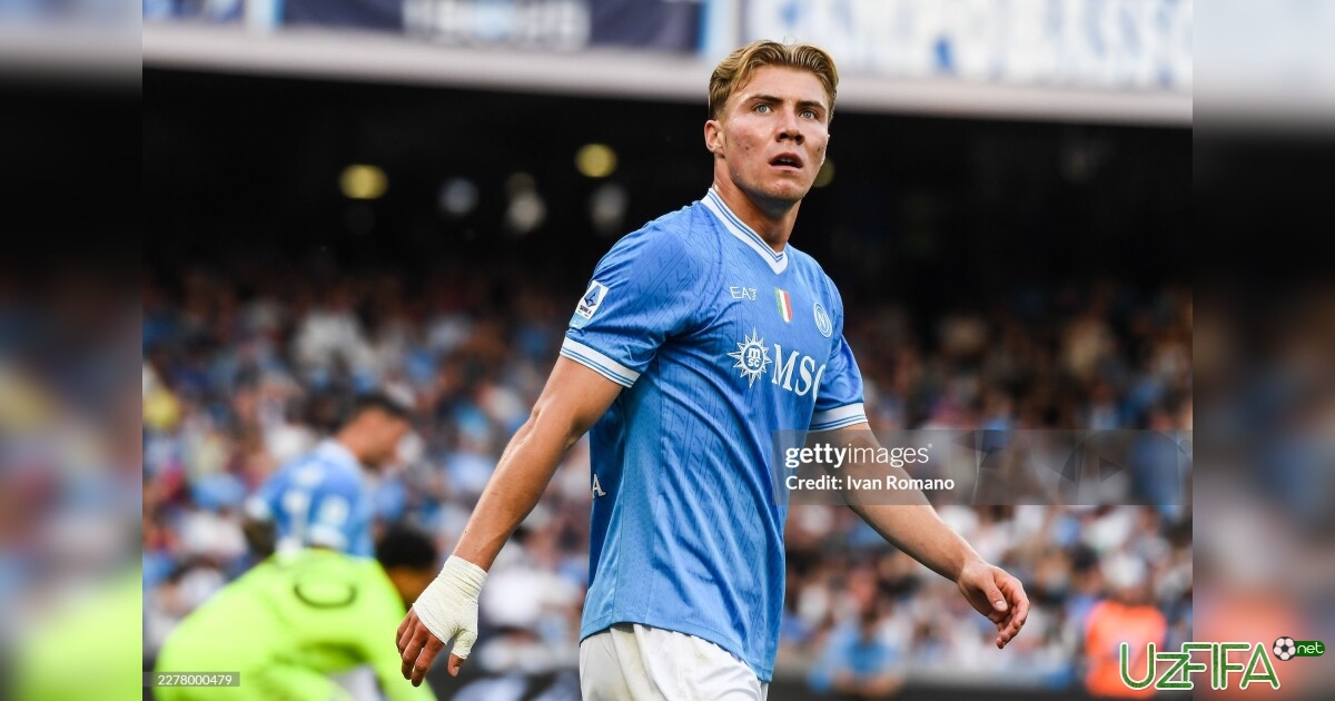 "Napoli" Rasmus Xeylundni "Manchester Yunayted"dan sotib olganini e'lon qildi- uzfifa.net.