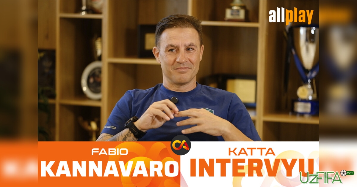 Fabio Kannavaro - Jahon chempionati, Kapadze, maoshi va palov haqida (to'liq intervyu)- uzfifa.net.
