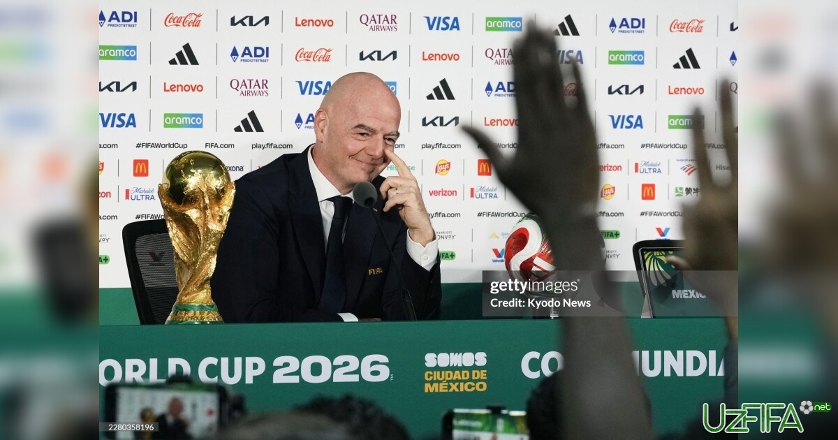 Infantino JCHga chiqa olmayotgan Italiya termasi haqida hazil qildi- uzfifa.net.